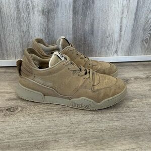 Isabel Marant Emree Low-Top Suede Sneakers Womens 8 Mens 6.5 EU 38 Beige